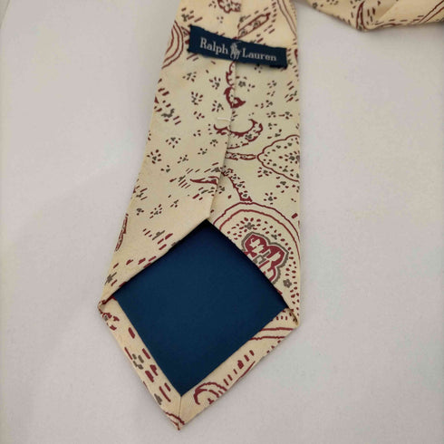 ラルフローレン RALPH LAUREN 90s シルク100 ペイズリーネクタイ メンズ