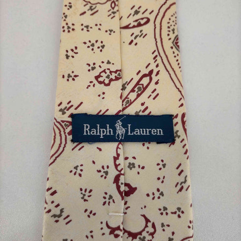 ラルフローレン RALPH LAUREN 90s シルク100 ペイズリーネクタイ メンズ