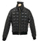 ロックアンドリパブリック Rock&Republic ラムレザーダウンジャケット フルジップ スタッズ ハイネック レディース JPN:XS