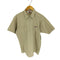 ベンデイビス BEN DAVIS 70-80S USA製 ロケットTALON ハーフジップ S/S ワークシャツ メンズ import:M