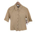 スポーツマックスコード SPORTMAX CODE イタリア製 Short-Sleeved Cotton Shirt レディース