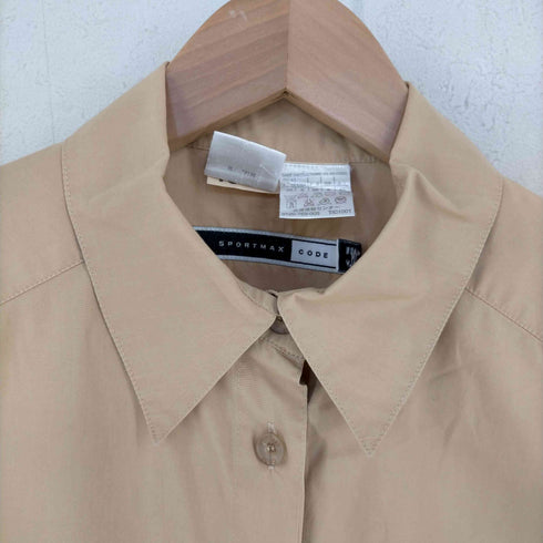 スポーツマックスコード SPORTMAX CODE イタリア製 Short-Sleeved Cotton Shirt レディース