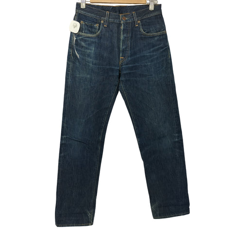 リーバイスヴィンテージクロージング Levis Vintage Clothing 1966年 トルコ製 501xx ダブルネーム 赤耳 ストレートデニムパンツ ヒゲ ハチの巣 メンズ 28×34