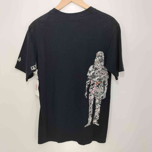ヴォルコム VOLCOM 2000s 背面人物プリント フロントロゴプリント半袖Tシャツ メンズ S