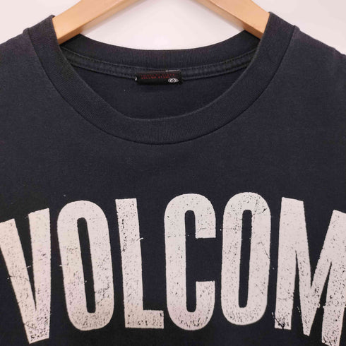 ヴォルコム VOLCOM 2000s 背面人物プリント フロントロゴプリント半袖Tシャツ メンズ S
