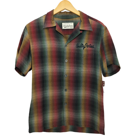ワコマリア WACKO MARIA 13SS オンブレチェックオープンカラーシャツ メンズ M