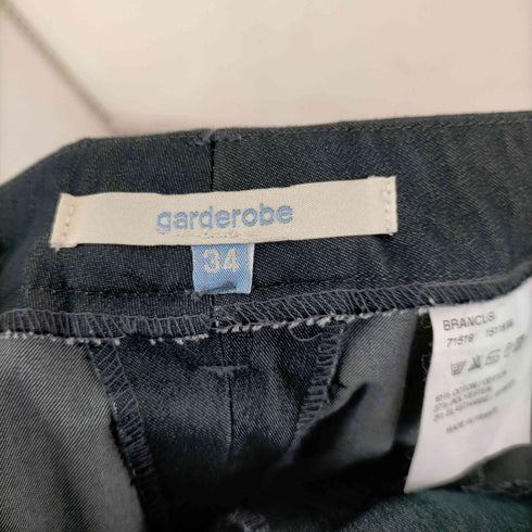 GARDE ROBE フランス製 コットンポリ ストレートパンツ レディース EUR:34