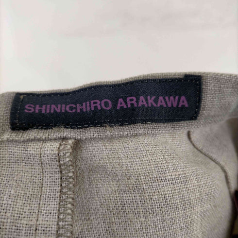 シンイチロウアラカワ SHINICHIRO ARAKAWA 90-00s リネン プリーツミニスカート レディース