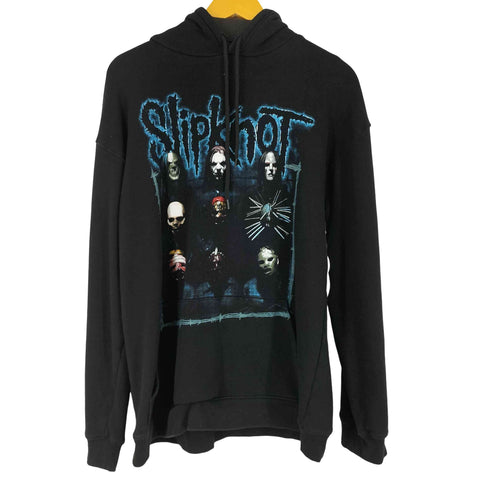 スリップノット slipknot 両面プリントフーディー バンド メンズ import:L