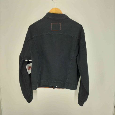 カルバンクライン CALVIN KLEIN 21SS BLACK ARCHROMA CANVAS TRUCKER DENIM JACKET メンズ import:S