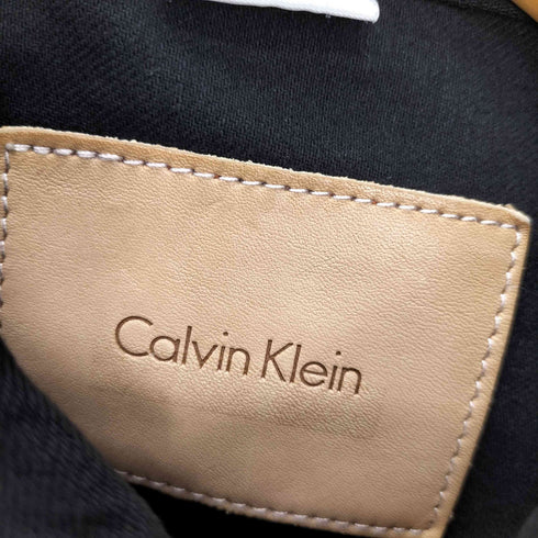 カルバンクライン CALVIN KLEIN 21SS BLACK ARCHROMA CANVAS TRUCKER DENIM JACKET メンズ import:S