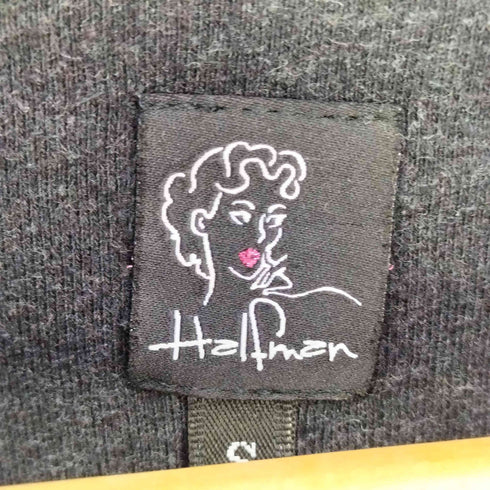 ハーフマン HALFMAN フロントプリント プルオーバーパーカー メンズ JPN:S