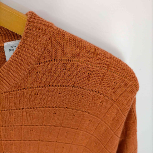 バクラック BACHRACH シルク混 チェック 半袖コットンニットカットソー メンズ import:L