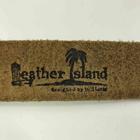 レザーアイランド Leather Island Y2K レザーベルト スカル ドクロ 骸骨 メンズ