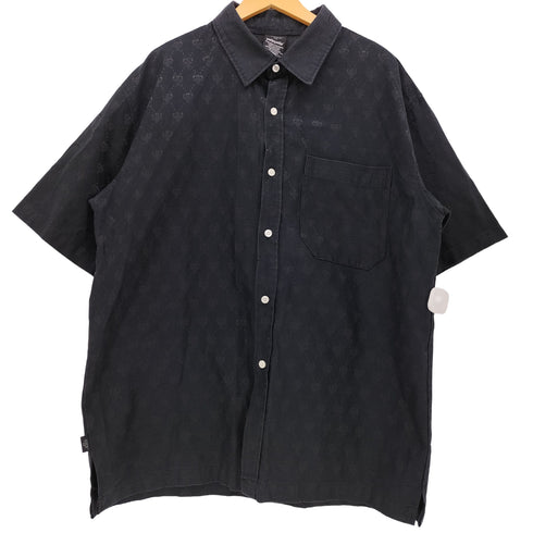 ペレペレ pelle pelle モノグラム プリント 総柄 コットン ポリエステル シャツ メンズ JPN:XL
