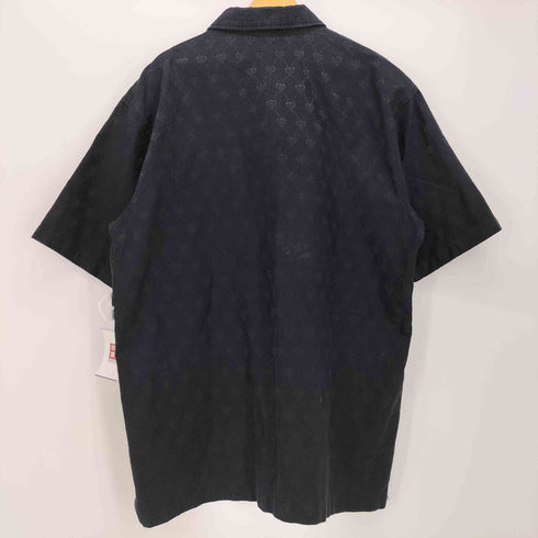 ペレペレ pelle pelle モノグラム プリント 総柄 コットン ポリエステル シャツ メンズ JPN:XL