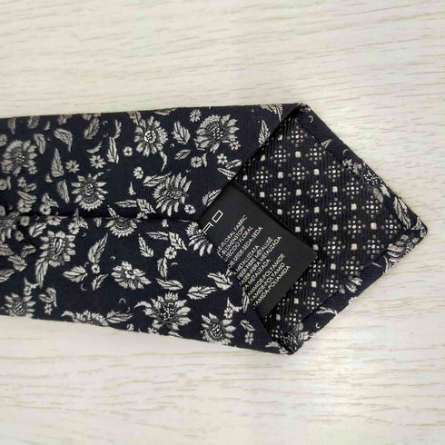 エトロ ミラノ ETRO MILANO イタリア製 花総柄シルク混ネクタイ メンズ