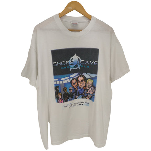 ヘインズ Hanes 00s SHORE LEAVE 24 SFテレビドラマ クルーネックTシャツ メンズ import:L