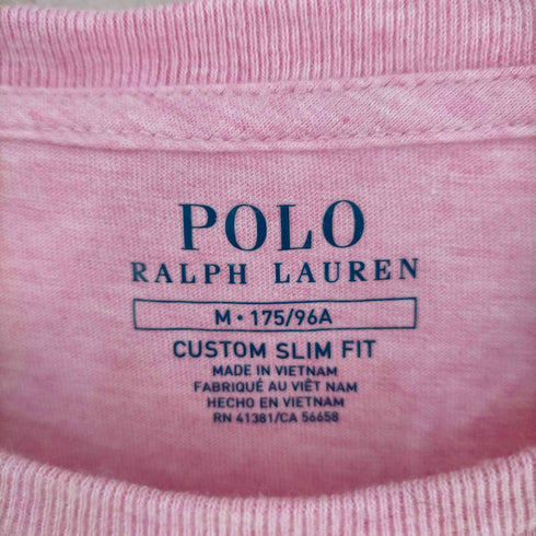 ポロラルフローレン POLO RALPH LAUREN CUSTOM SLIM FIT ビッグポニー刺繍 ナンバリングTシャツ メンズ import:M