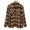 ペンドルトン PENDLETON USA製 デカ襟 チェック柄 開襟ネルシャツ メンズ import:M