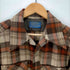 ペンドルトン PENDLETON USA製 デカ襟 チェック柄 開襟ネルシャツ メンズ import:M