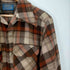 ペンドルトン PENDLETON USA製 デカ襟 チェック柄 開襟ネルシャツ メンズ import:M