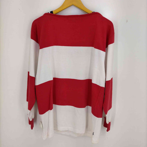 ラルフローレン RALPH LAUREN 香港製 ボートネック ボーダー バスクシャツ ロンT メンズ import:L