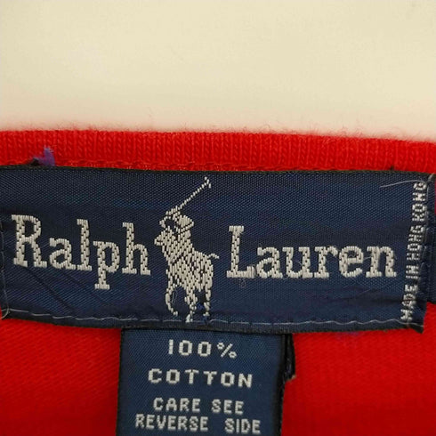 ラルフローレン RALPH LAUREN 香港製 ボートネック ボーダー バスクシャツ ロンT メンズ import:L