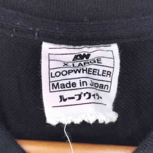 ループウィラー LOOPWHEELER ×mogno6 ロゴパッチ 鹿の子ポロシャツ メンズ JPN:XL