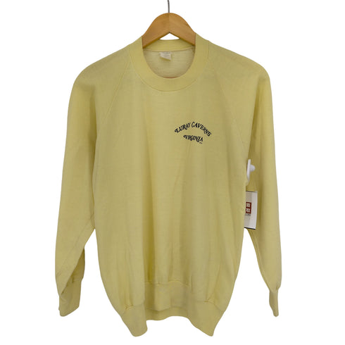 ワンポイントプリント ラグランクルーネックスウェット メンズ import:M