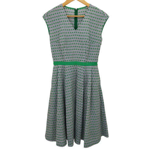 ランバンコレクション LANVIN COLLECTION 総柄ワンピース レディース 36