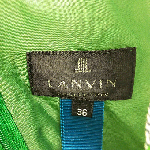 ランバンコレクション LANVIN COLLECTION 総柄ワンピース レディース 36