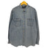 ポロバイラルフローレン Polo by RALPH LAUREN 90s DUNGAREE WORKSHIRT ポニー無し ガチャポケ デニムダンガリーワークシャツ メンズ XXL