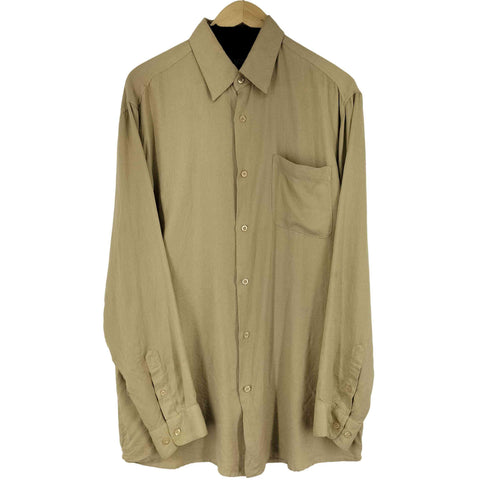 CEZANI 総柄 L/S シルクシャツ メンズ import:M