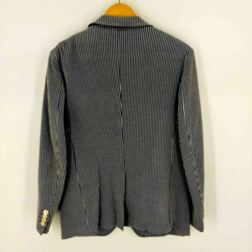 ジャンコステラッツォーネ Janecostellazione ストライプ2Bテーラードジャケット メンズ 94A6