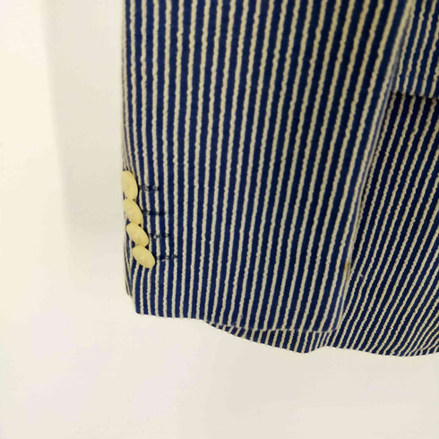 ジャンコステラッツォーネ Janecostellazione ストライプ2Bテーラードジャケット メンズ 94A6