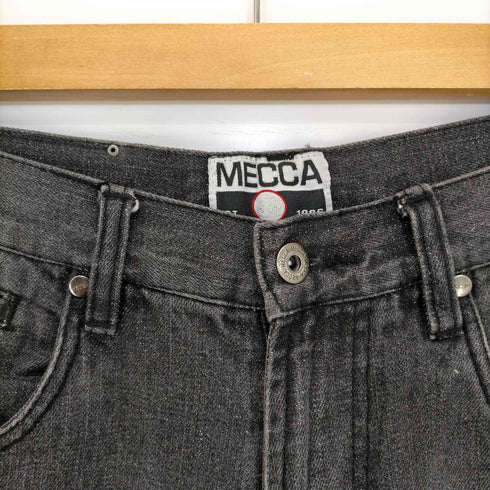 メッカ mecca ブラック バギーデニム メンズ 32/32