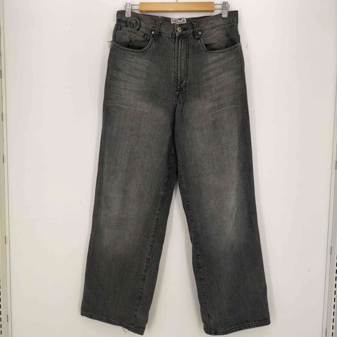 メッカ mecca ブラック バギーデニム メンズ 32/32
