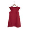 タラジャーモン TARA JARMON MADE IN FRANCE フリルスリーブ ポリコットン Aラインミニワンピース レディース JPN:40