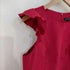 タラジャーモン TARA JARMON MADE IN FRANCE フリルスリーブ ポリコットン Aラインミニワンピース レディース JPN:40