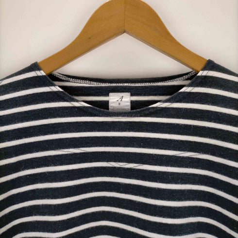 アナトミカ ANATOMICA ボーダー マリナークルーネック Tシャツ バスクシャツ メンズ JPN:M