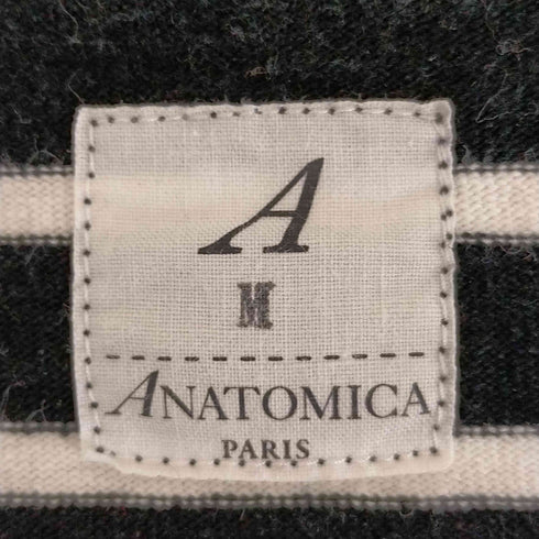 アナトミカ ANATOMICA ボーダー マリナークルーネック Tシャツ バスクシャツ メンズ JPN:M