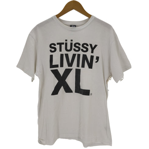 ステューシー Stussy livin xl プリントクルーネックTシャツ メンズ import:L
