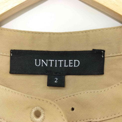 アンタイトル UNTITLED ナイロンシャツワンピース レディース JPN:2