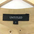 アンタイトル UNTITLED ナイロンシャツワンピース レディース JPN:2
