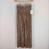 ザラ ZARA スパンコールクロップドトップス フルレングスパンツ セットアップ レディース XS