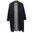 マッキントッシュフィロソフィー MACKINTOSH PHILOSOPHY 裏地ボーダー コットン混ロングカーディガン レディース JPN:38