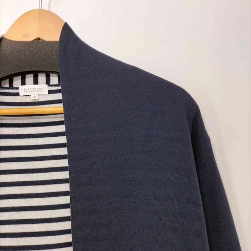 マッキントッシュフィロソフィー MACKINTOSH PHILOSOPHY 裏地ボーダー コットン混ロングカーディガン レディース JPN:38
