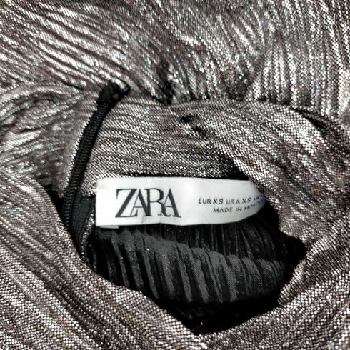 ザラ ZARA スパークルラメトップス ラップフルレングスパンツ セットアップ レディース XS / S