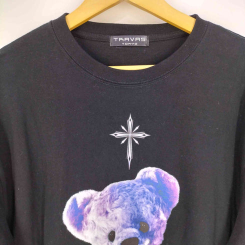 トラヴァストウキョウ TRAVAS TOKYO furryFurry bear L/S Tee くまプリント ロングスリーブカットソー レディース FREE